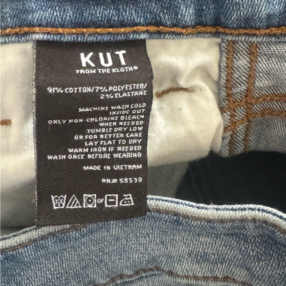 Kut from the‎ Kloth distressed jeans size 10 - Picture 11 of 12